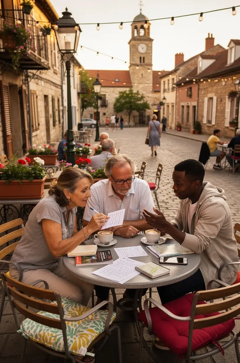 Детальный план маршрута с отметками загадок и ключевых достопримечательностей для геймифицированной экскурсии.